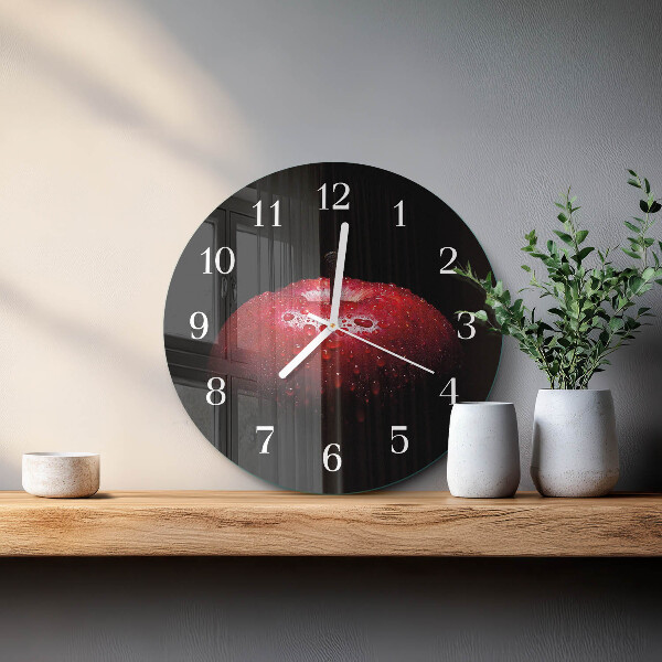 Horloge ronde Pomme