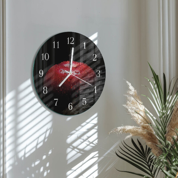 Horloge ronde Pomme