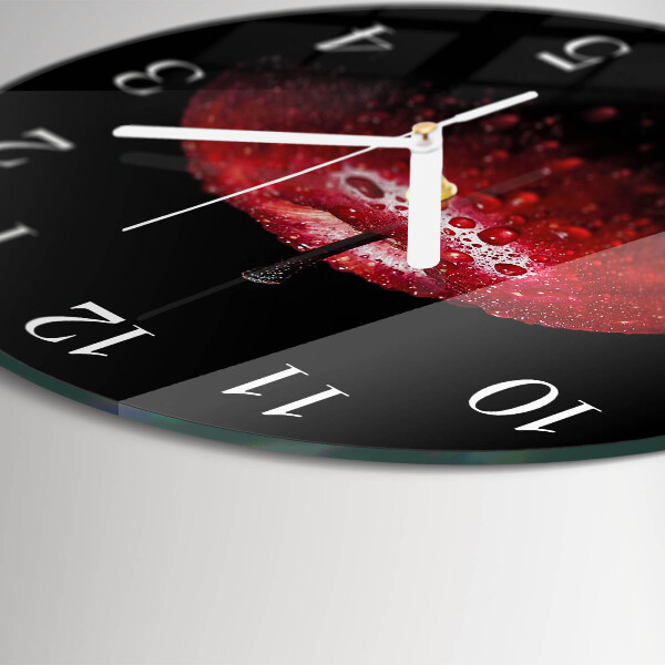 Horloge ronde Pomme