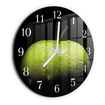 Horloge ronde Pomme