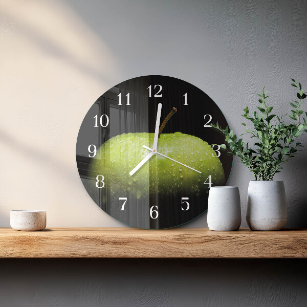 Horloge ronde Pomme