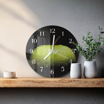 Horloge ronde Pomme