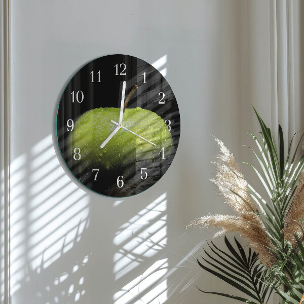 Horloge ronde Pomme