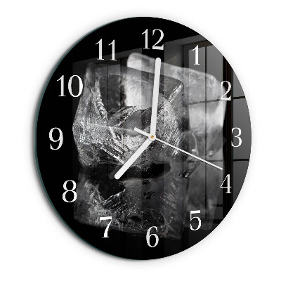 Horloge ronde Glaçons