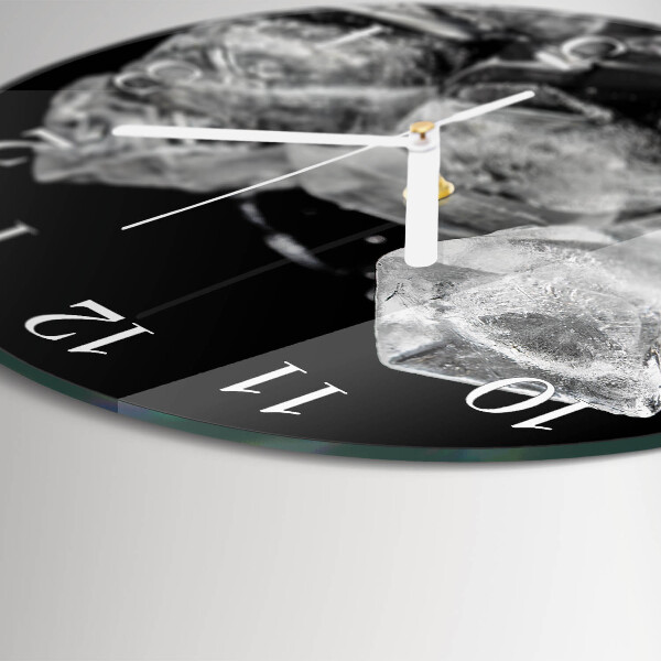 Horloge ronde Glaçons