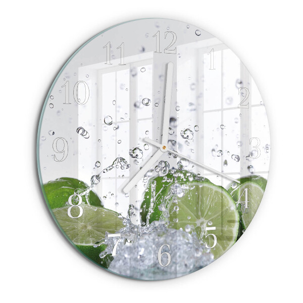 Horloge ronde Carbonate de calcium