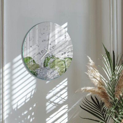Horloge ronde Carbonate de calcium