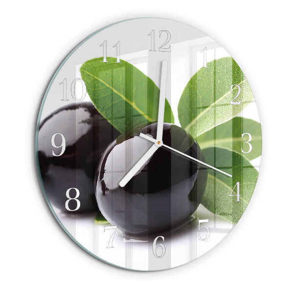 Horloge ronde Olives