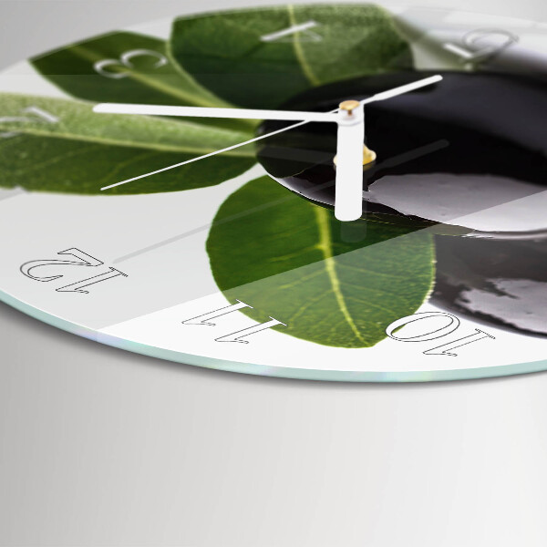 Horloge ronde Olives