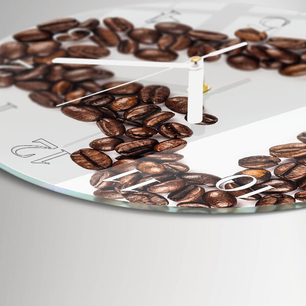 Horloge ronde Café en grains