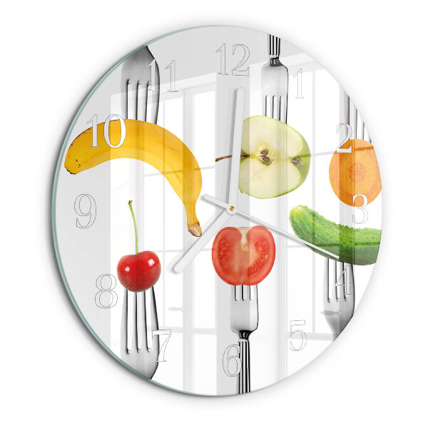 Horloge ronde Fruit