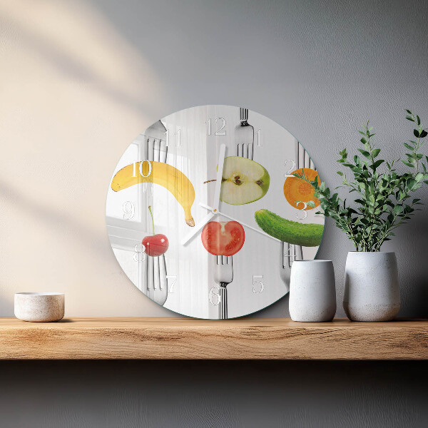 Horloge ronde Fruit