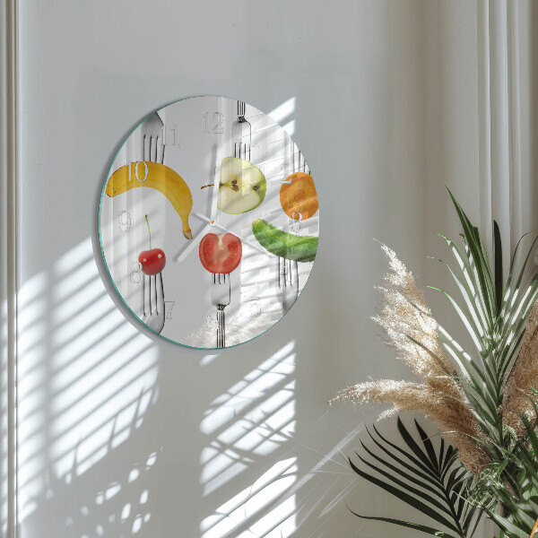 Horloge ronde Fruit