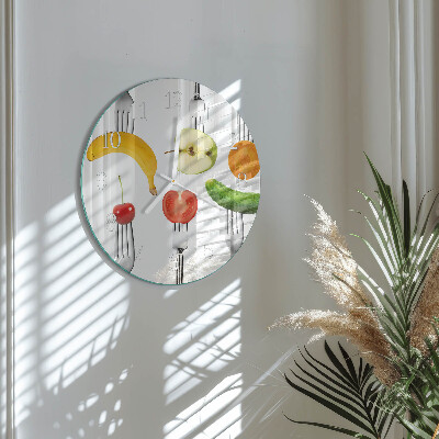 Horloge ronde Fruit
