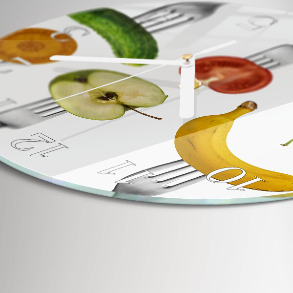 Horloge ronde Fruit