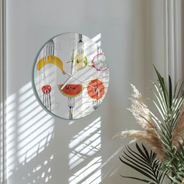 Horloge ronde Fruit