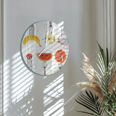 Horloge ronde Fruit
