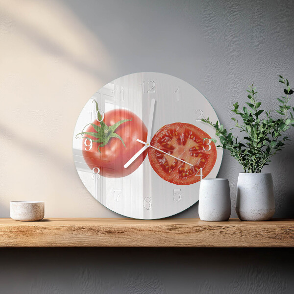 Horloge ronde Tomates