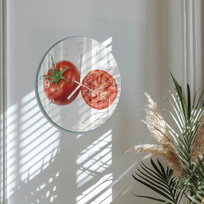 Horloge ronde Tomates