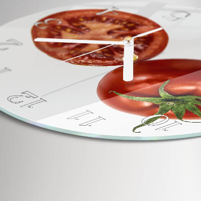 Horloge ronde Tomates