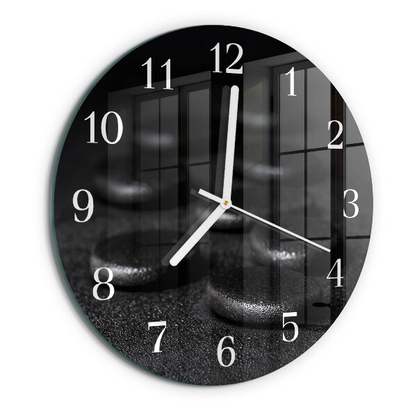 Horloge ronde Pierres Zen
