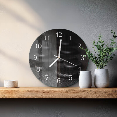 Horloge ronde Pierres Zen