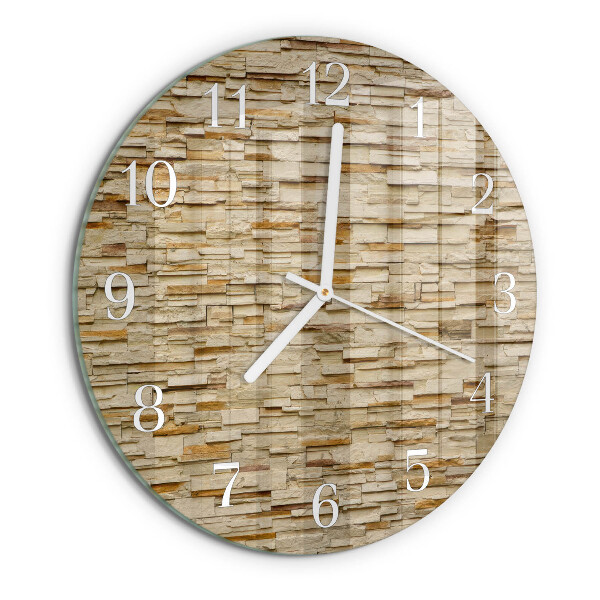 Horloge ronde Pierre décorative