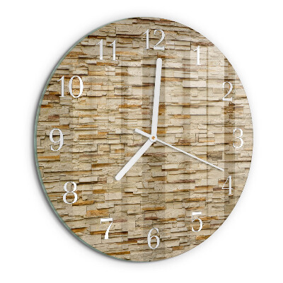 Horloge ronde Pierre décorative