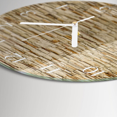 Horloge ronde Pierre décorative