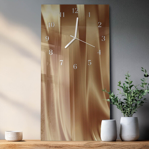 Horloge rectangulaire verticale Velours