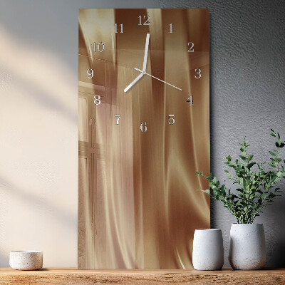Horloge rectangulaire verticale Velours