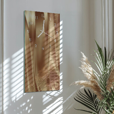 Horloge rectangulaire verticale Velours