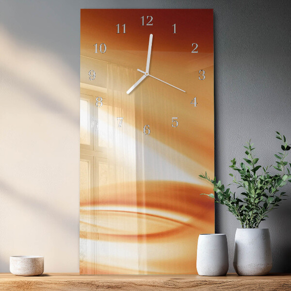 Horloge rectangulaire verticale Abstraction