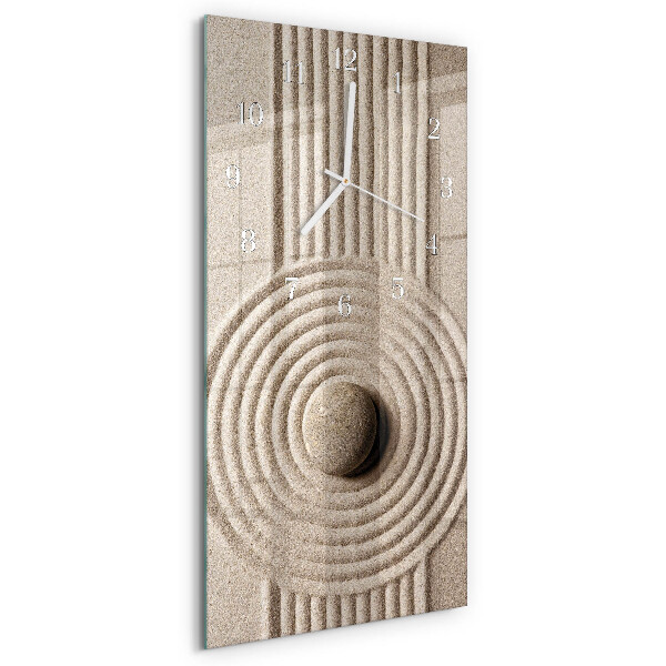 Horloge rectangulaire verticale Pierre