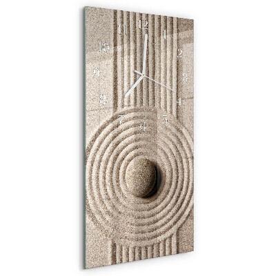 Horloge rectangulaire verticale Pierre