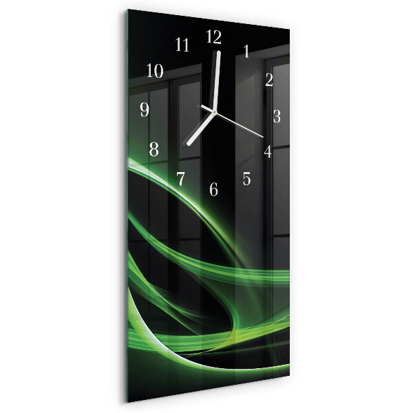 Horloge rectangulaire verticale Abstraction