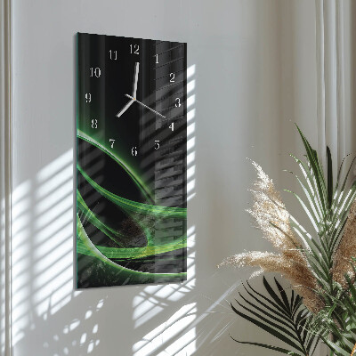 Horloge rectangulaire verticale Abstraction