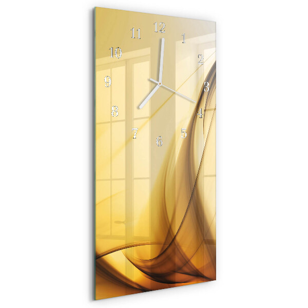 Horloge rectangulaire verticale Abstraction