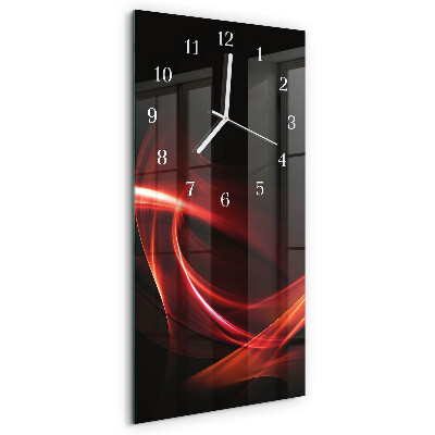 Horloge rectangulaire verticale Abstraction