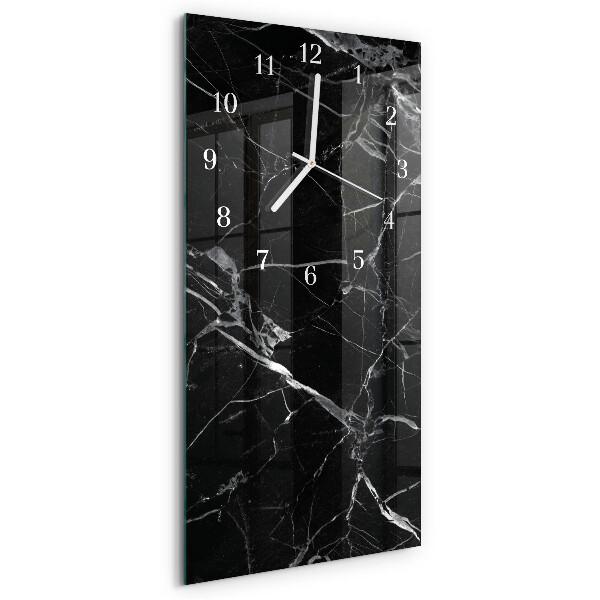 Horloge rectangulaire verticale Graphite