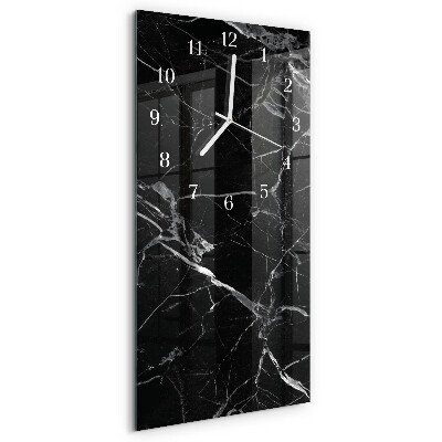 Horloge rectangulaire verticale Graphite