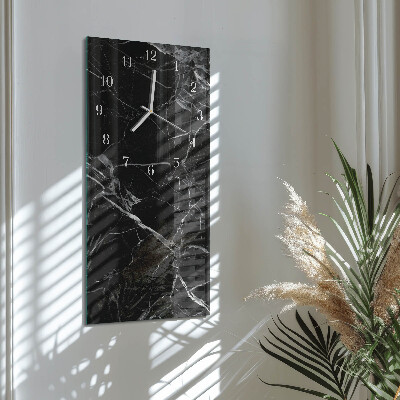 Horloge rectangulaire verticale Graphite