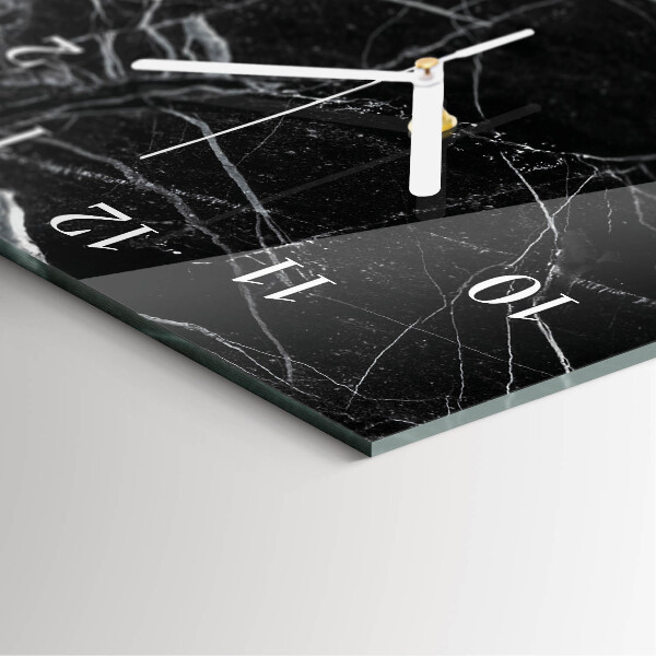 Horloge rectangulaire verticale Graphite