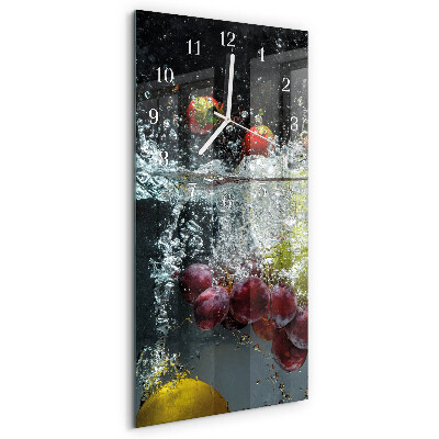 Horloge rectangulaire verticale Fruit