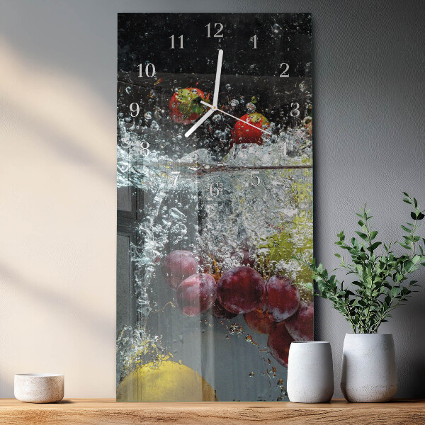 Horloge rectangulaire verticale Fruit