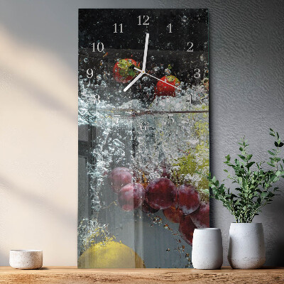 Horloge rectangulaire verticale Fruit