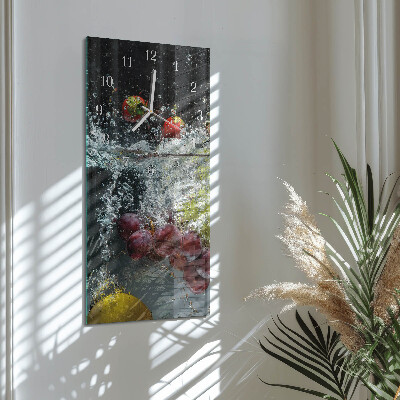 Horloge rectangulaire verticale Fruit