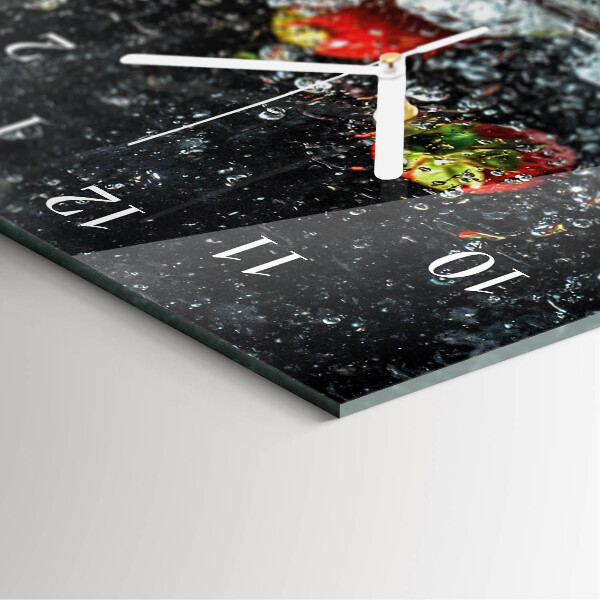 Horloge rectangulaire verticale Fruit