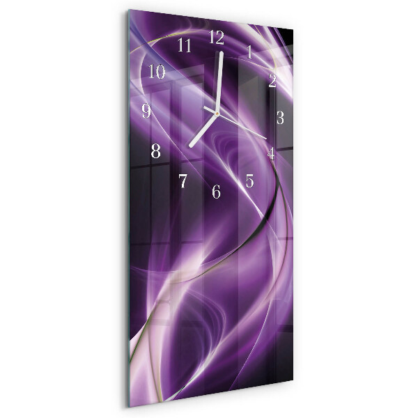 Horloge rectangulaire verticale Flots