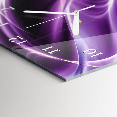 Horloge rectangulaire verticale Flots